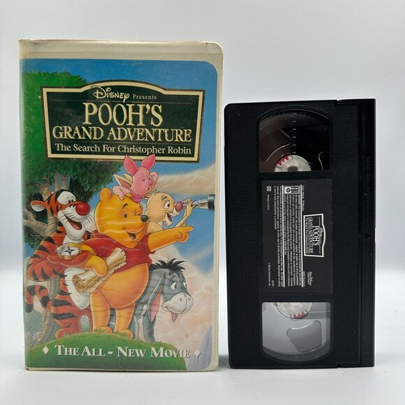 Disneys Poohs Grand Adventure The Search For Christopher Robin VHS 1997 Clamshel - Picture 3 of 3